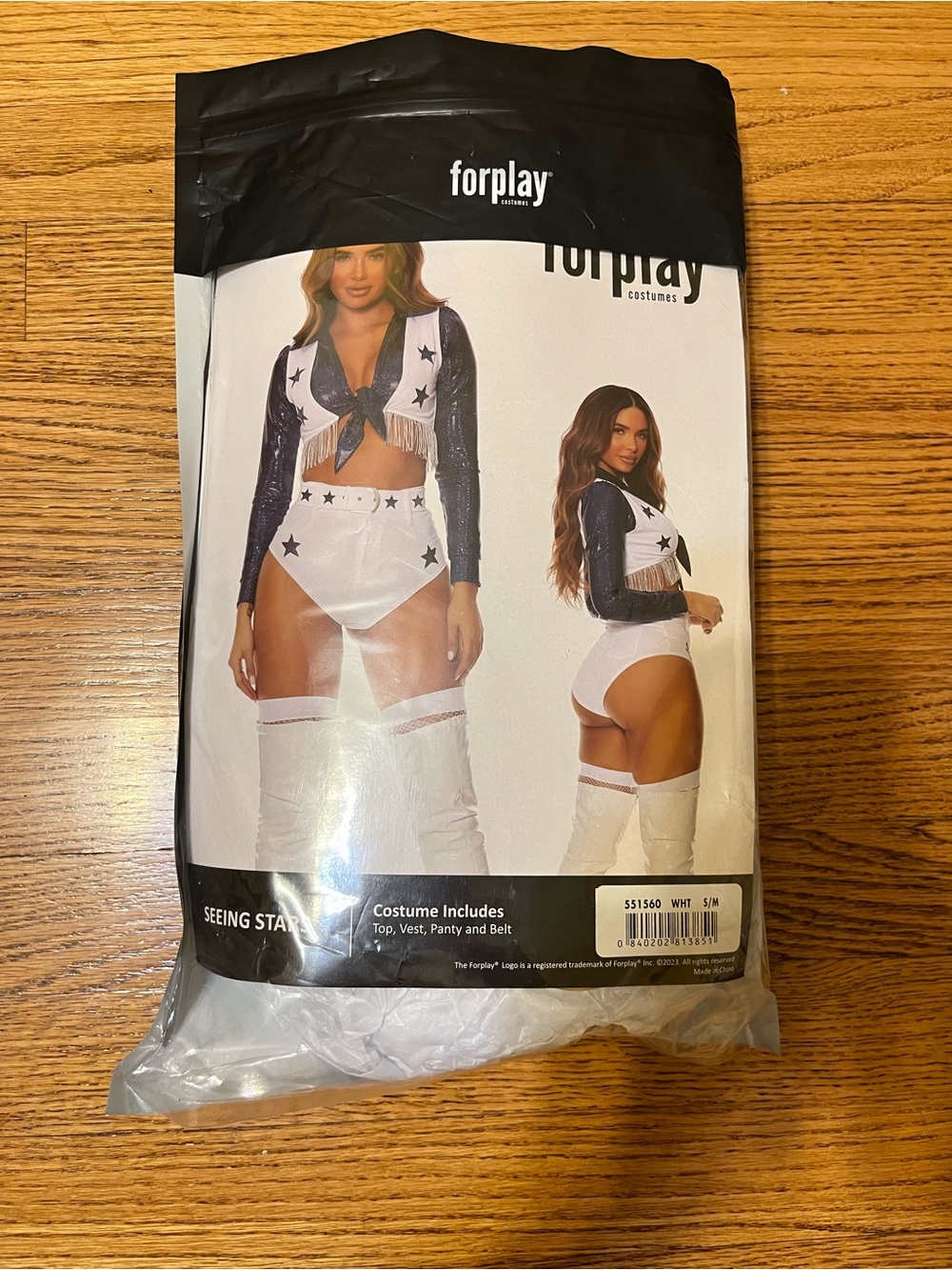 Forplay Seeing Stars Women's White & Navy Costume